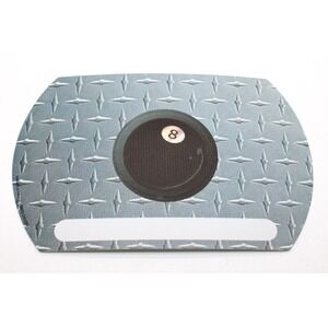 8 Ball Sticker Diamond Plate Decal Vintage 90s Vending Sticker -  apprx 4.25"